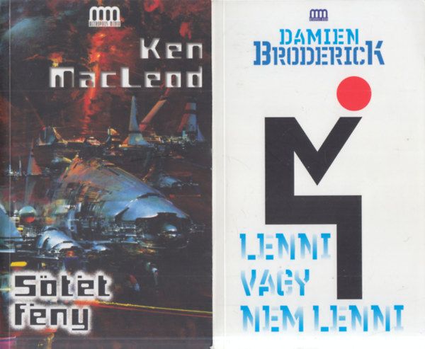 Ken MacLeod, Damien Broderick: 2 db. Galaktika fantasztikus könyvek (Sötét fény + Lenni vagy nem lenni) antikvár