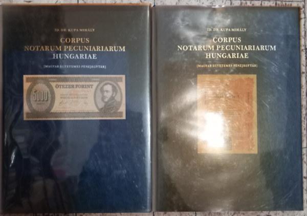 id. Dr. Krupa Mihály: Corpus Notarum Pecuniarium Hungariae - Magyar Egyetemes Pénzjegytár I-II. antikvár