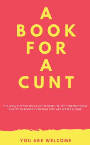 Adam Stevenson: A Book for a Cunt antikvár