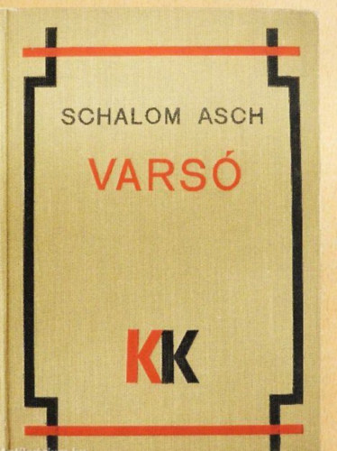 Schalom Asch: Varsó antikvár