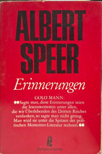 Albert Speer: Erinnerungen antikvár