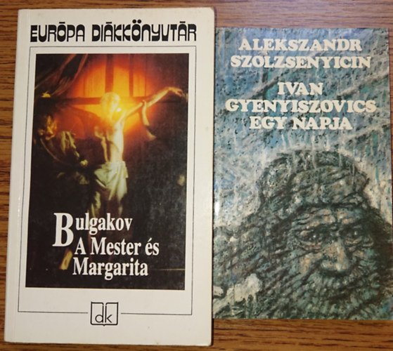Mihail Bulgakov, Alekszander Szolzsenyicin: 2 fontos regény a 20. századi orosz irodalomból: Mester és Margarita, Iván Gyenyiszovics egy napja antikvár