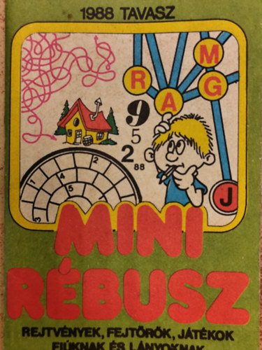 Mini rébusz 1988. tavasz antikvár