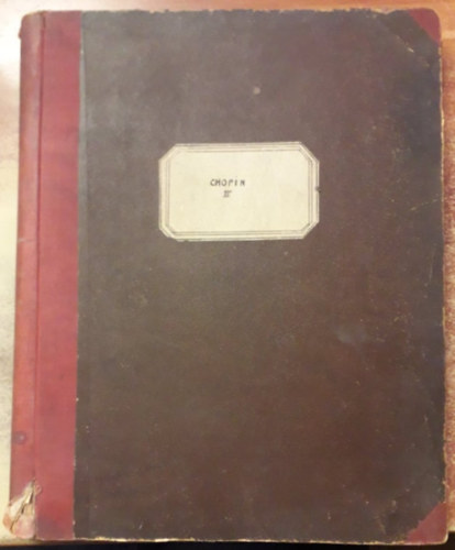 Fr. Chopin, Hermann Scholtz: Pianoforte - Werke - Band I-III. antikvár