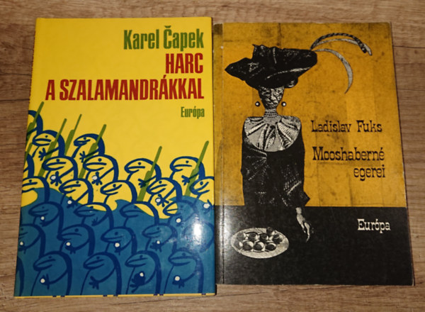 Ladislav Fuks, Karel Capek: 2 remek cseh regény: Harc a szalamandrákkal, Mosshaberné egerei antikvár