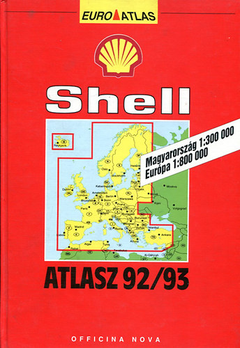 Shell Atlasz 92/93 antikvár