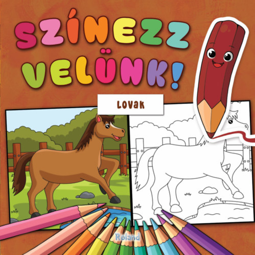 Színezz velünk! - Lovak akciós termékkép 1
