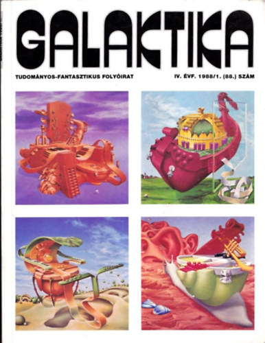 Sziládi János (főszerk.): Galaktika (1988/1-12. Teljes évfolyam) (lapszámonként, 12 db) antikvár