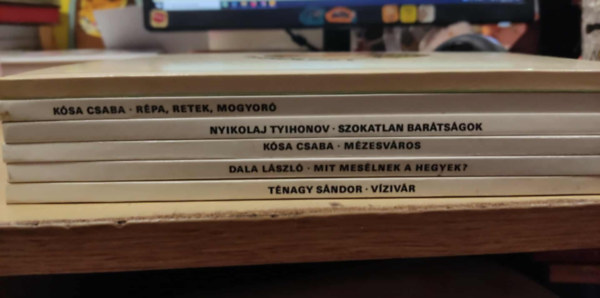 Mit mesél a természet csomag (6 kötet): Szokatlan barátságok + Répa, retek, mogyoró + Erdő emeletei + Mézesváros + Mit mesélnek a hegyek? + Vízivár antikvár