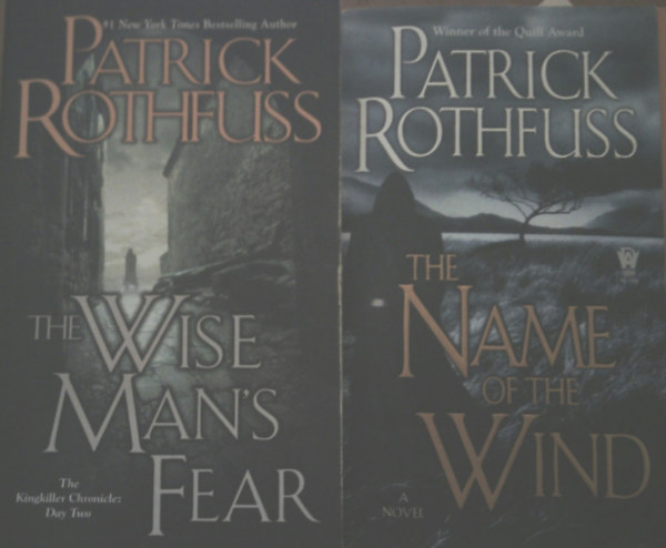 Patrick Rothfuss: The Name of the Wind + The Wise Man's Fear (2 kötet) antikvár