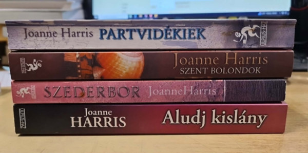 Joanne Harris: Joanne Harris csomag (4 kötet): Partvidékiek + Aludj kislány + Szent bolondok + Szederbor antikvár