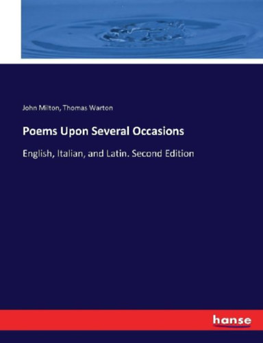 Warton, Thomas - Milton, John: Poems Upon Several Occasions idegen
