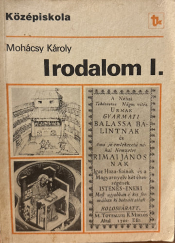 Mohácsy Károly: Irodalom I antikvár