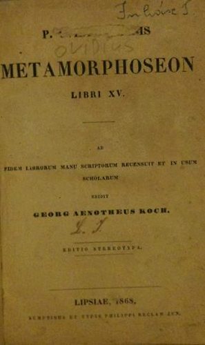 Publius Ovidius Naso: Metamorphoseon idegen