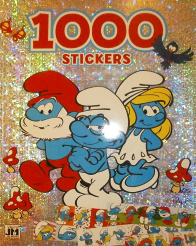 Peyo: Hupikék törpikék - 1000 stickers könyv