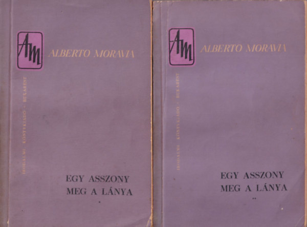 Alberto Moravia: Egy asszony meg a lánya I-II. antikvár