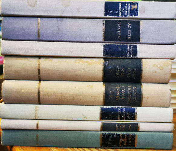 Nathaniel Hawthorne, Dino Buzzati, Sólem Áléchem, Henry Fielding, Leonhard Frank, Federico De Roberto, Mihail Bulgakov: Világirodalom remekei könyvcsomag 8 kötet antikvár