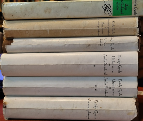 Krúdy Gyula: 6 db Krúdy Gyula kötet antikvár