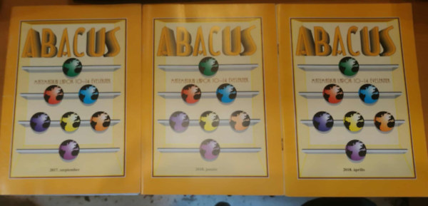 Magyar Zsolt: 3 db Abacus - matematikai lapok 10-14 éveseknek (2017. szeptember + 2018. január + 2018. április) antikvár