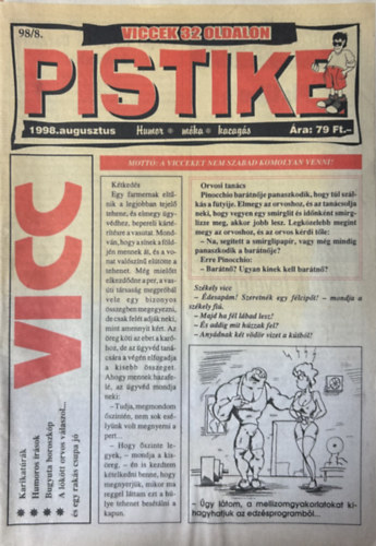 Pistike 1998. augusztus antikvár