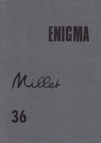 Enigma (Művészetelméleti folyóirat) 36.: Millet antikvár