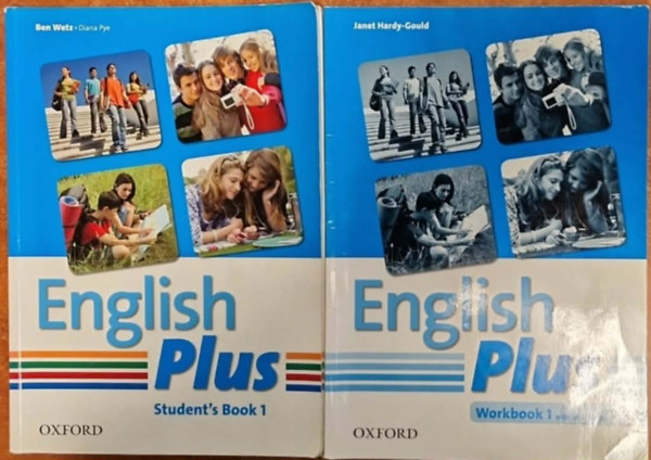 Ben Wetz - Diana Pye - Janet Hardy-Gould: English Plus 1 - Student's Book + Workbook (2 kötet) antikvár