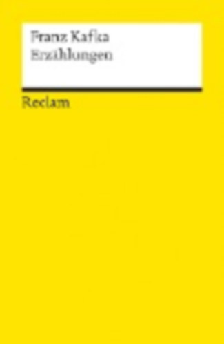 Kafka, Franz: Erzählungen idegen