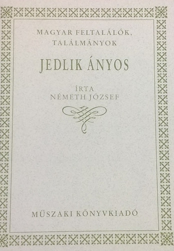Németh József: Jedlik Ányos könyv