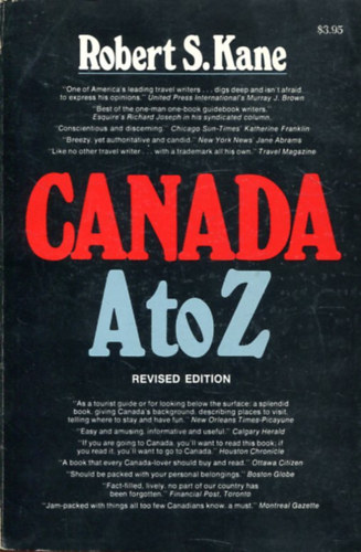 Robert S. Kane: Canada A to Z idegen