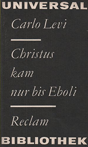 Carlo Levi: Christus kam nur bis Ebol antikvár