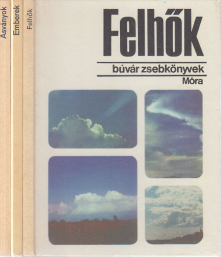 3 db. Búvár zsebkönyvek (Felhők + Emberek + Ásványok) antikvár