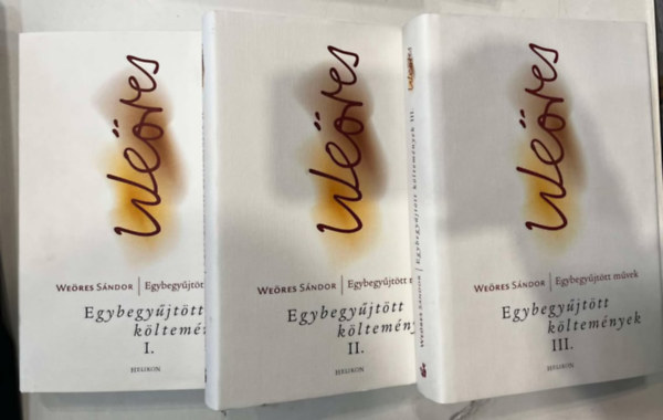 Weöres Sándor: Egybegyűjtött költemények I-III. antikvár