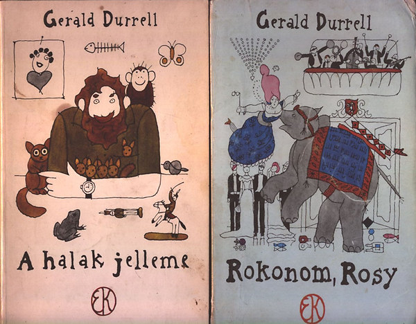 Gerald Durrell: A halak jelleme - Rokonom, Rosy (2 külön kötet) antikvár