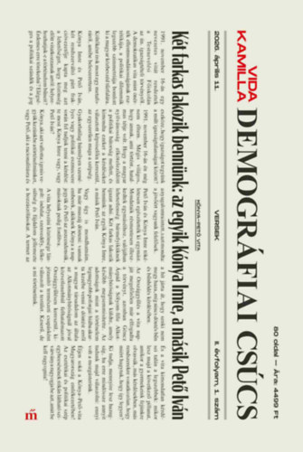 Vida Kamilla: Demográfiai csúcs könyv