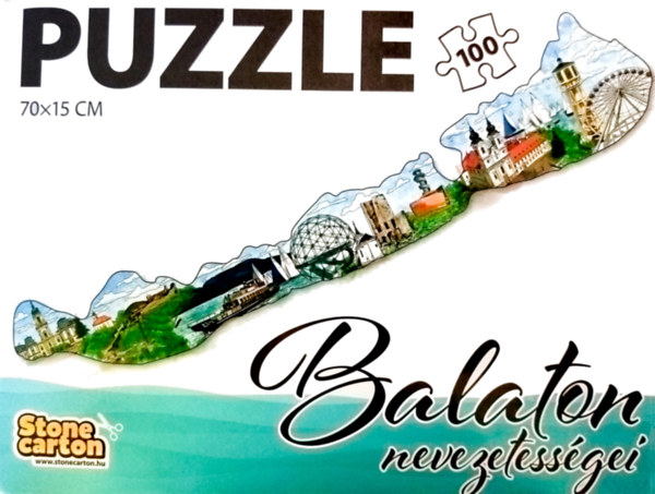 Balaton nevezetességei puzzle játékkártya
