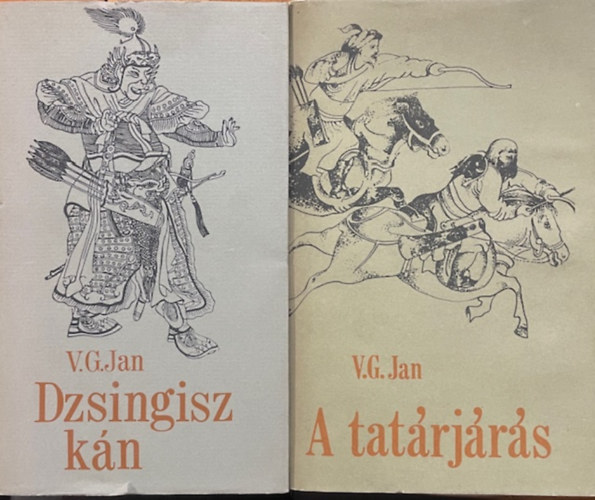 V. G. Jan: 2 db V. G. Jan: Dzsingisz kán + A tatárjárás antikvár