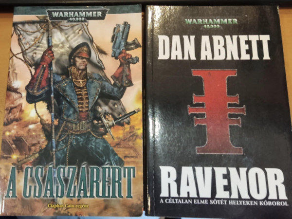 Sandy Mitchell, Dan Abnett: 2 db Warhammer 40.000: A császárért (Ciaphas Cain regény) + Ravenor antikvár