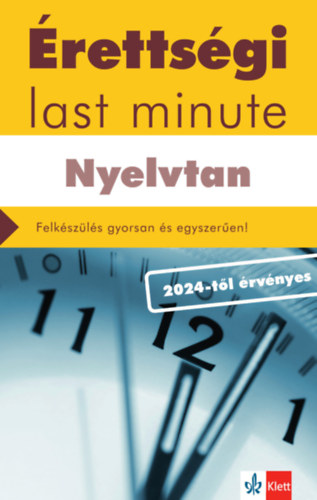 Diószegi Endre: Érettségi Last minute - Nyelvtan könyv