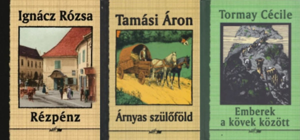 Ignácz Rózsa, Tormay Cécile, Tamási Áron: 3 db klasszikus magyar regény: Rézpénz + Emberek a kövek között  + Árnyas szülőföld antikvár