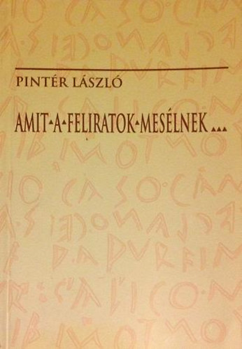 Pintér László: Amit a feliratok mesélnek... antikvár
