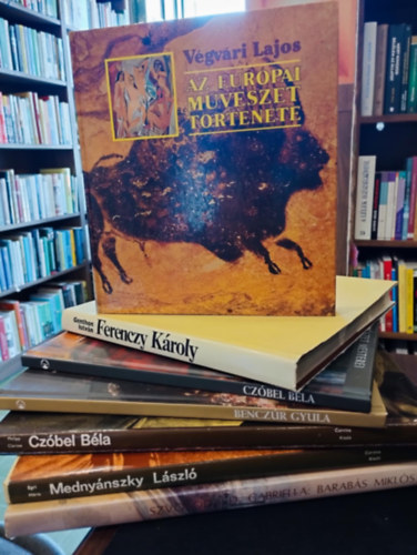 Szvoboda D. Gabriella, Lajos Végvári, Genthon István, Philipp Clarisse, Egri Mária, Kratochwill Mimi: Művészet könyvcsomag 7 darabos KÖNYVMENTŐ AJÁNLAT: Barabás Miklós 1810-1898, Az Európai művészet története, Ferenczy Károly,Czóbel Béla, Mednyánszky, Czóbel Béla, Benczúr Gyula antikvár