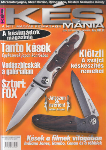 Árok Ajtony (szerk.): Késmánia 6. (2000. szeptember-október) antikvár