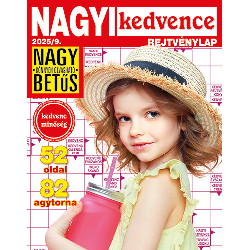 Nagyi kedvence rejtvénylap 2025/9 antikvár