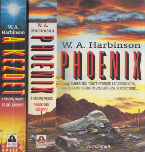 W. A. Harbinson: 2 db W. A. Harbinson regény: Phoenix + A kezdet antikvár