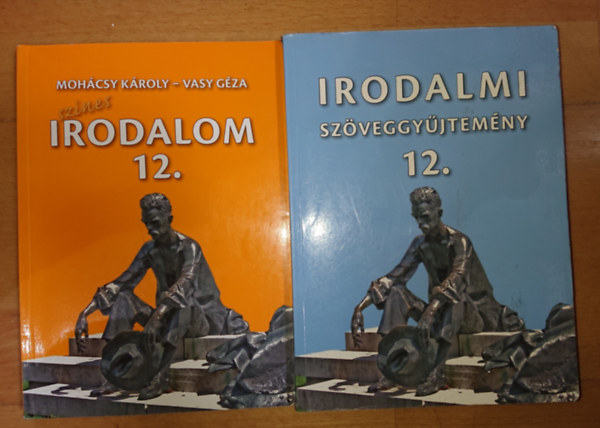 Mohácsy Károly-Vasy Géza: 2 irodalomtankönyv 12. osztályosoknak: Színes irodalom 12. Irodalmi szöveggyűjtemény 12. antikvár