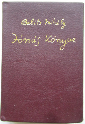 Babits Mihály: Jónás könyve (minikönyv) - Számozott antikvár