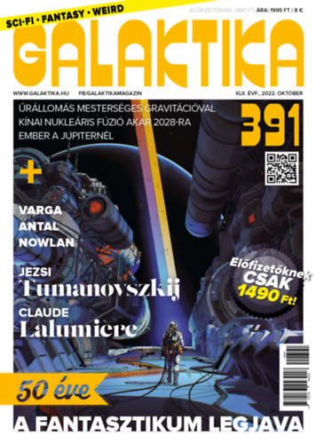 Galaktika Magazin 391. szám - 2022. október könyv