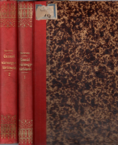 Borovszky Samu: Csanád vármegye története 1715-ig I-II. kötet (1. kiadás) - Első kiadás antikvár