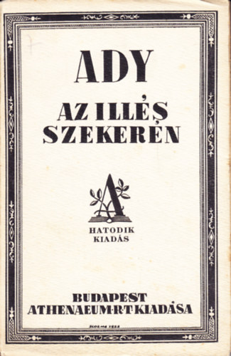 Ady Endre: Az Illés szekerén antikvár
