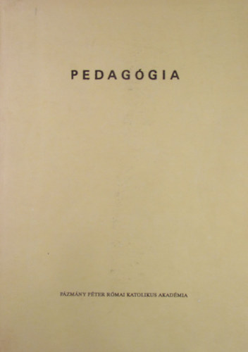 Brückner Ákos: Pedagógia antikvár